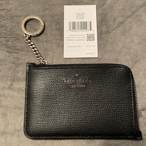 Kate Spade Slim Card/Change Holder with Key ring. NWT